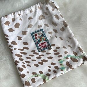 Johnny Was Small Cinch Top Pouch Cheetah Soft Print Bag 🪴